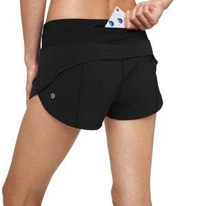 Lululemon Black Speed up Shorts!!